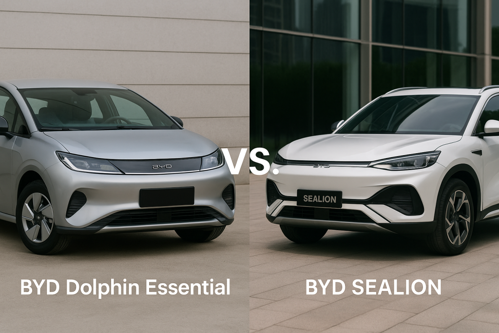 BYD Dolphin Essential vs BYD SEALION