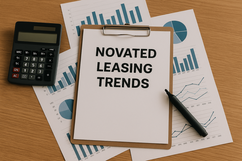 Novated leasing trends report with graphs